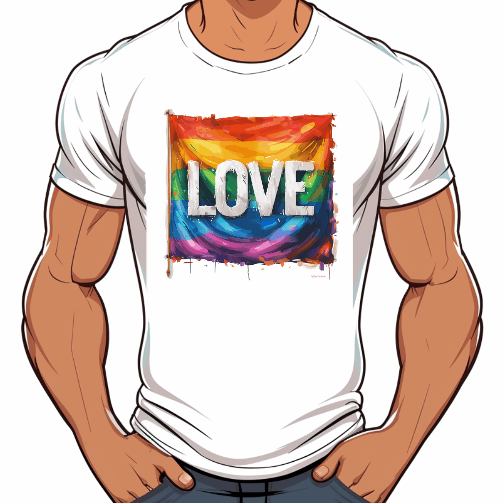 Tee shirt Pride Love