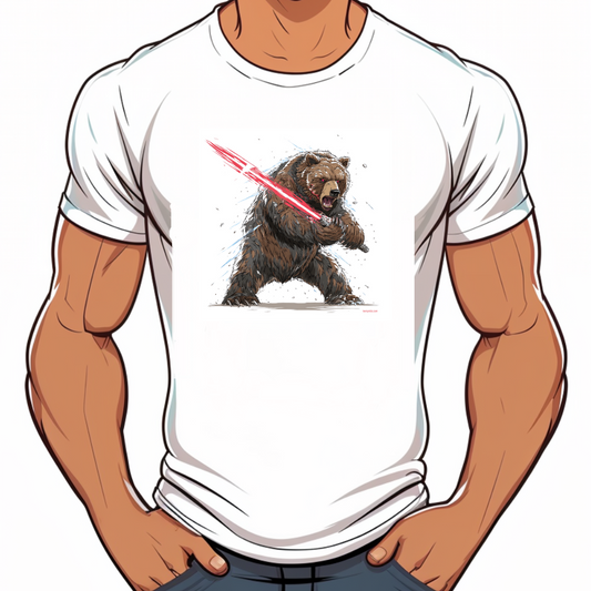 Tshirt Bear gay blanc