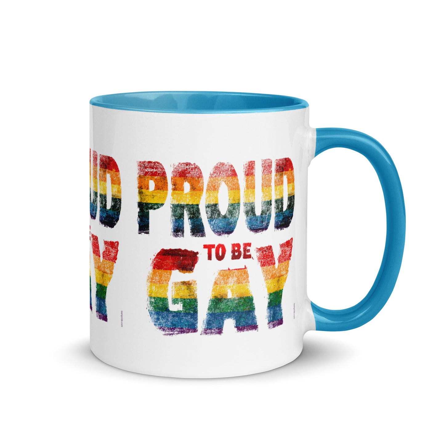 mug fier d etre gay bleu