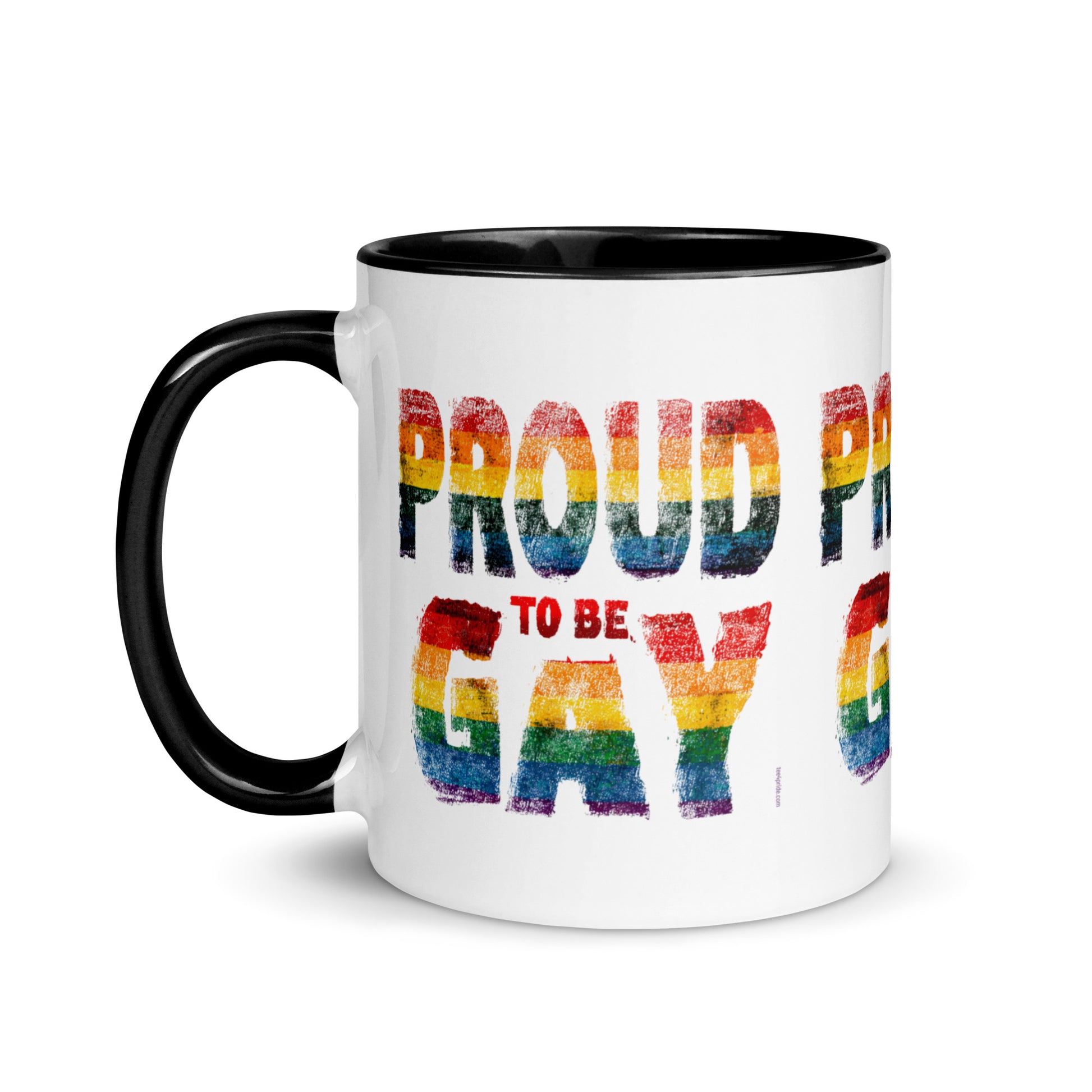 mug lgbt fier d etre gay noir