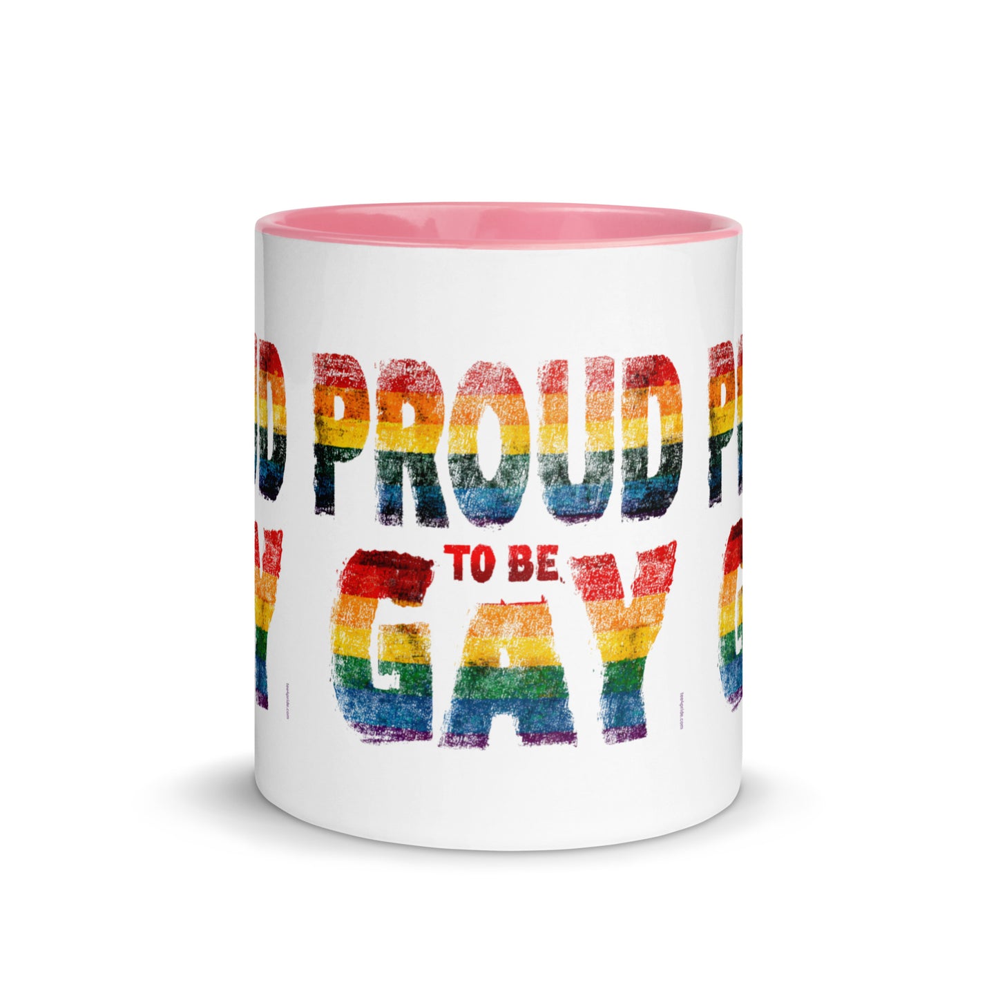 mug lgbt fier d etre gay rose