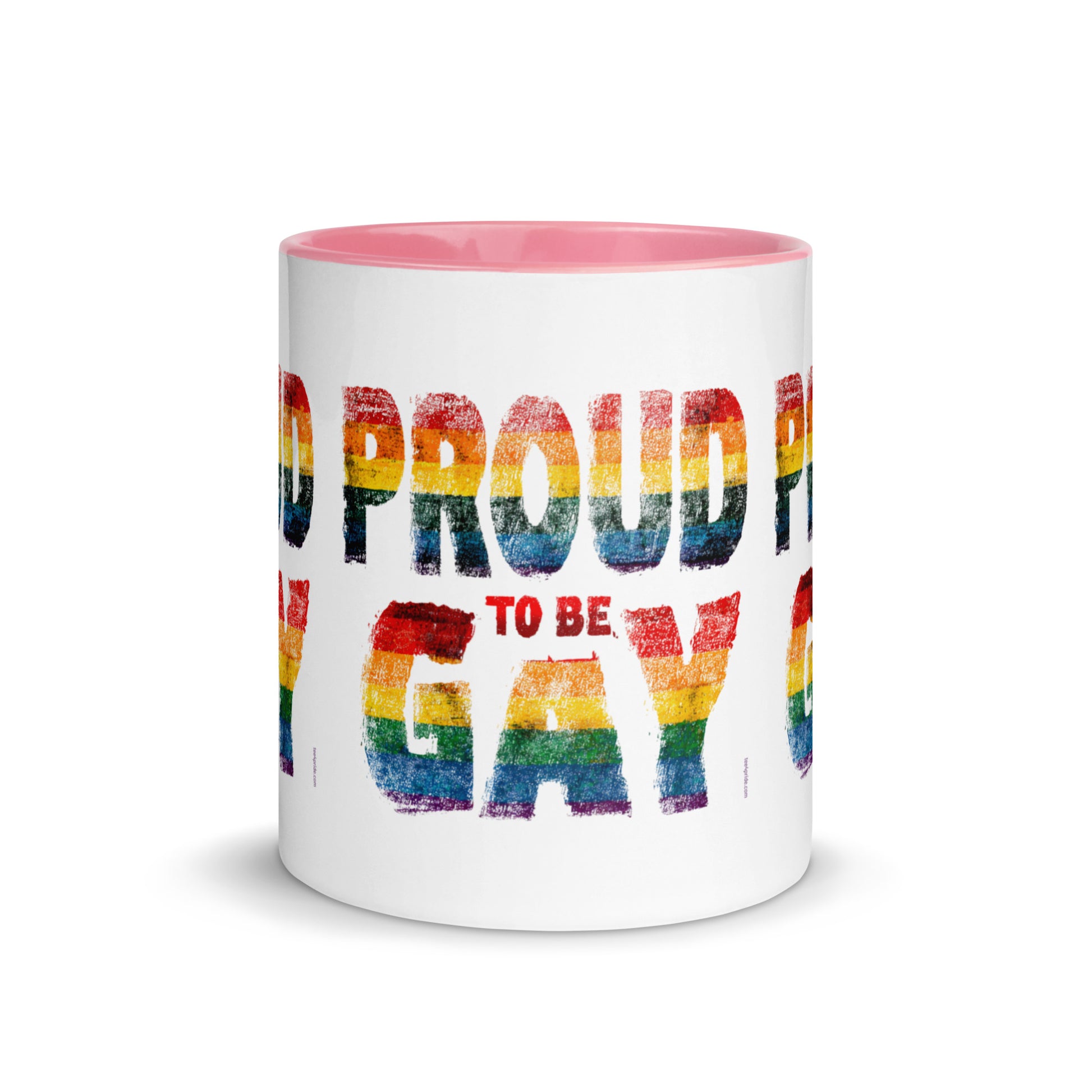 mug lgbt fier d etre gay rose