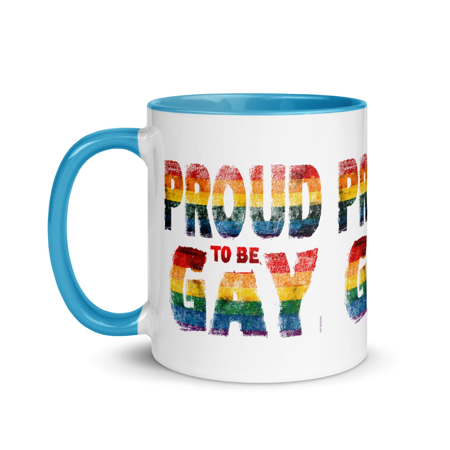mug proud to be gay bleu