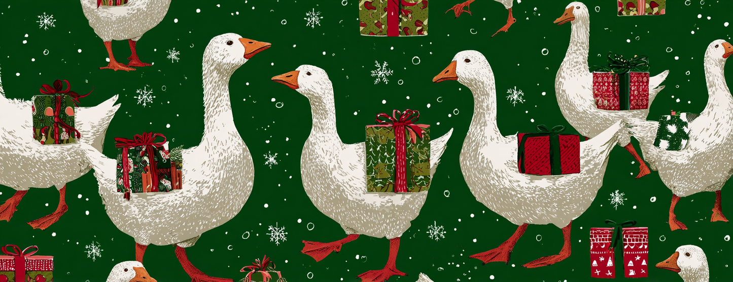 Tasse Mug Noël "LES OIES DE NOËL" - Noir