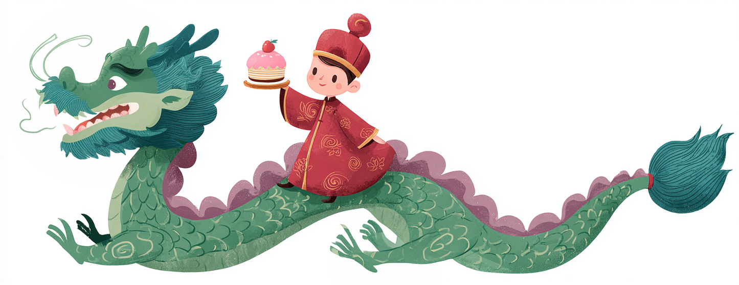 Tasse Mug Original "BOY AND DRAGON" - Blanc