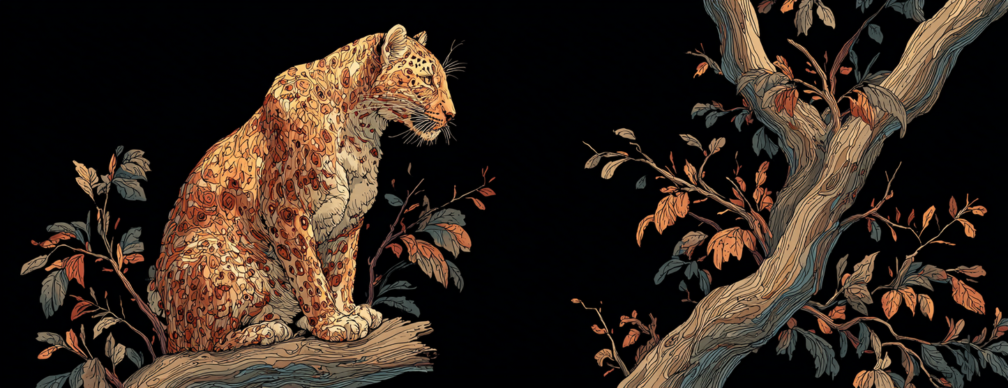 Tasse Mug Design "PANTHÈRE" - Noir