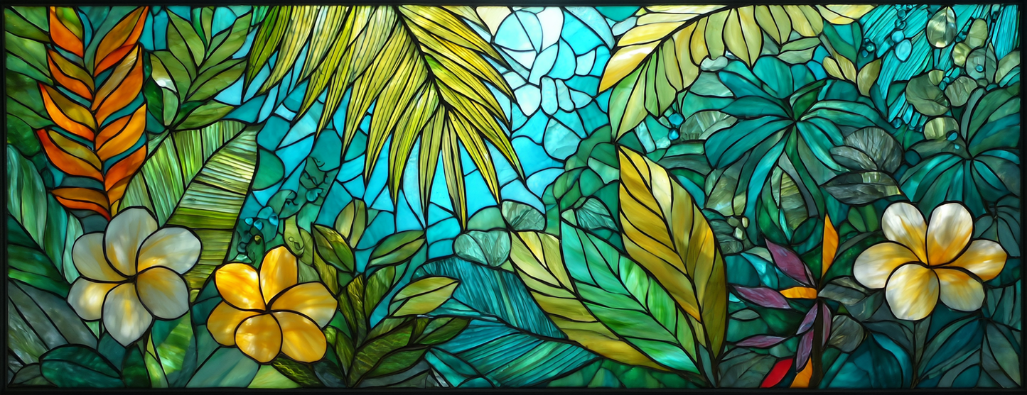 Tasse Mug Design "VITRAIL NATURE" - Noir