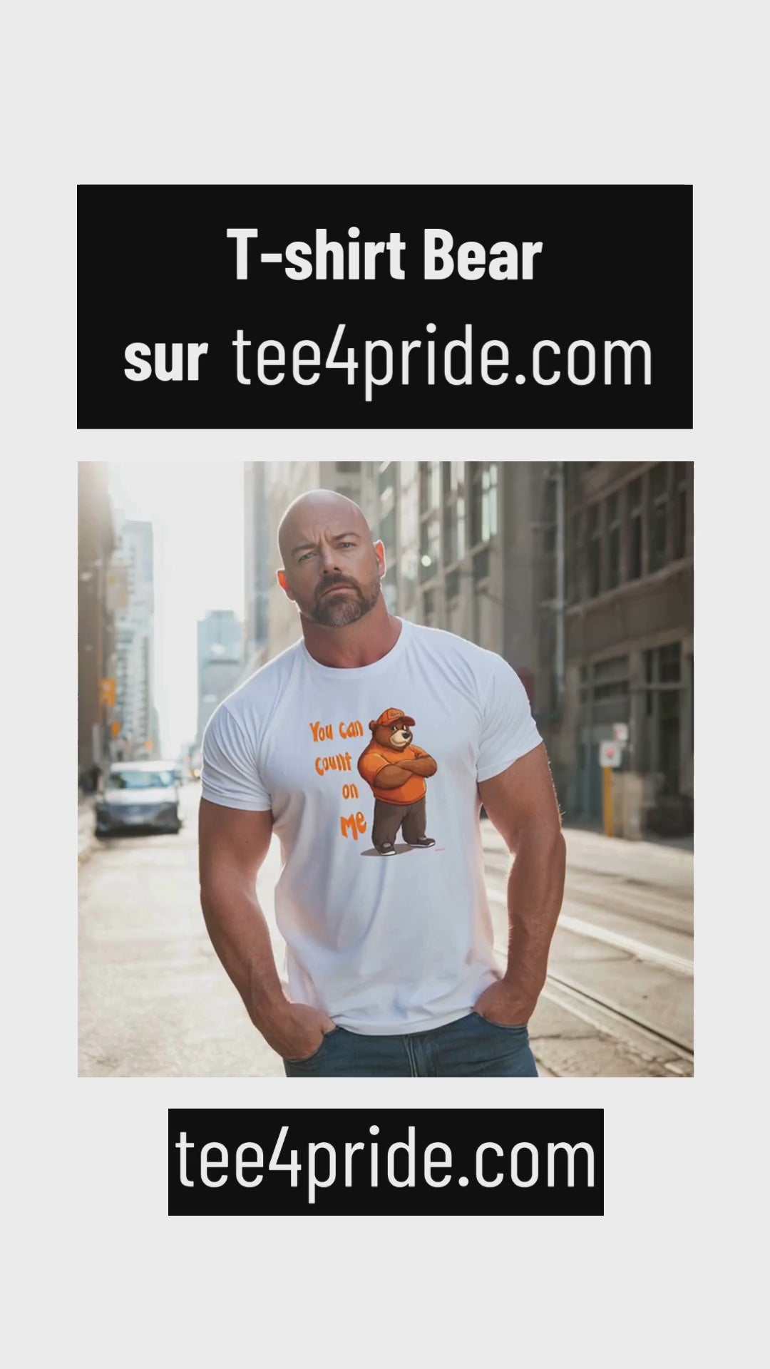 T-shirt bear gay