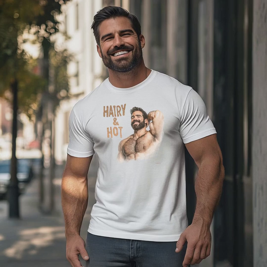 tshirt homme poilu