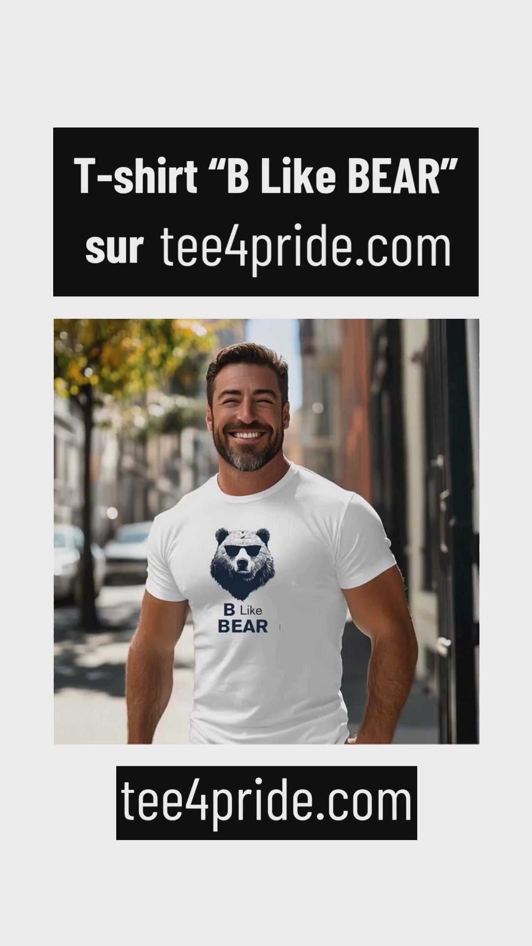 t-shirt bear gay