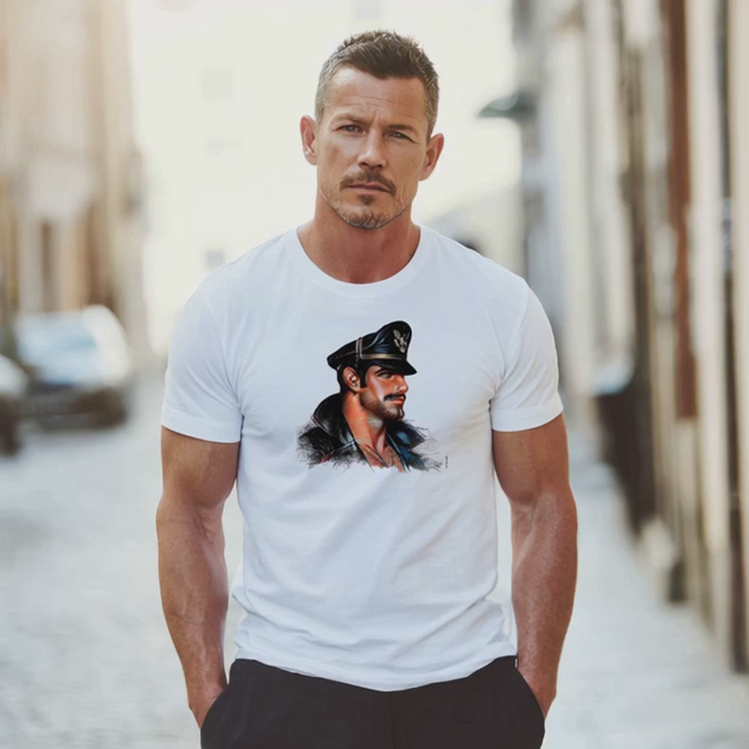 tshirt gay macho man