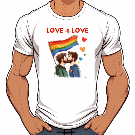 t-shirt amour gay