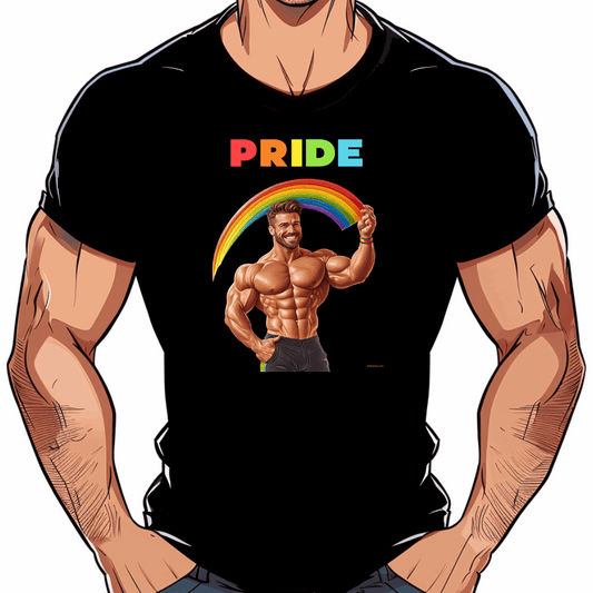 t-shirt arc en ciel gay