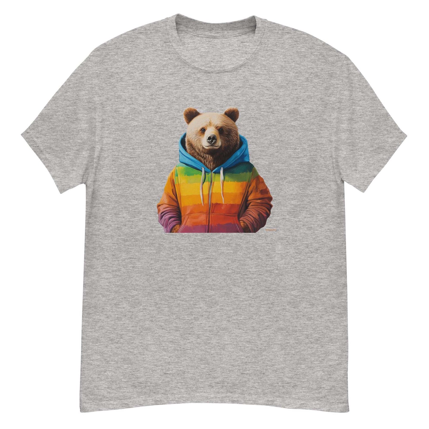 t-shirt bear rainbow