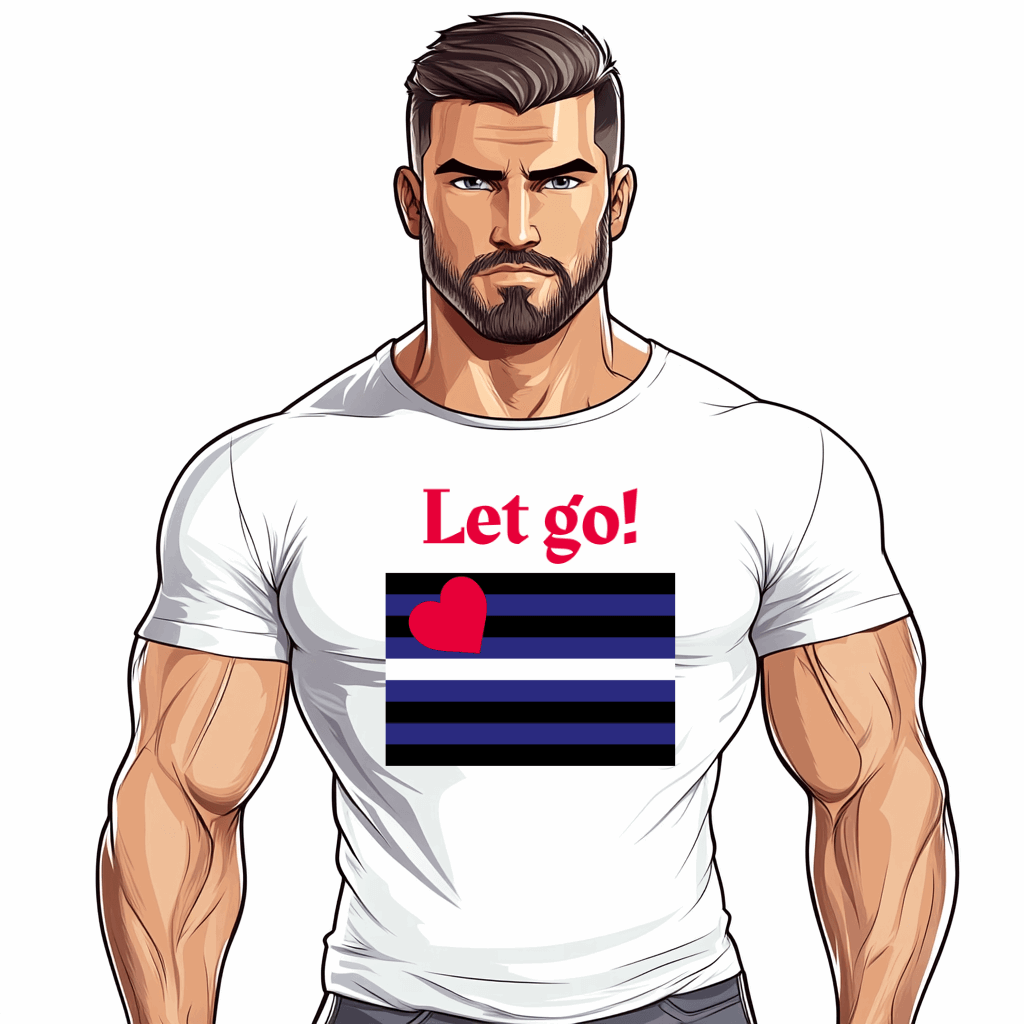 t-shirt drapeau bdsm
