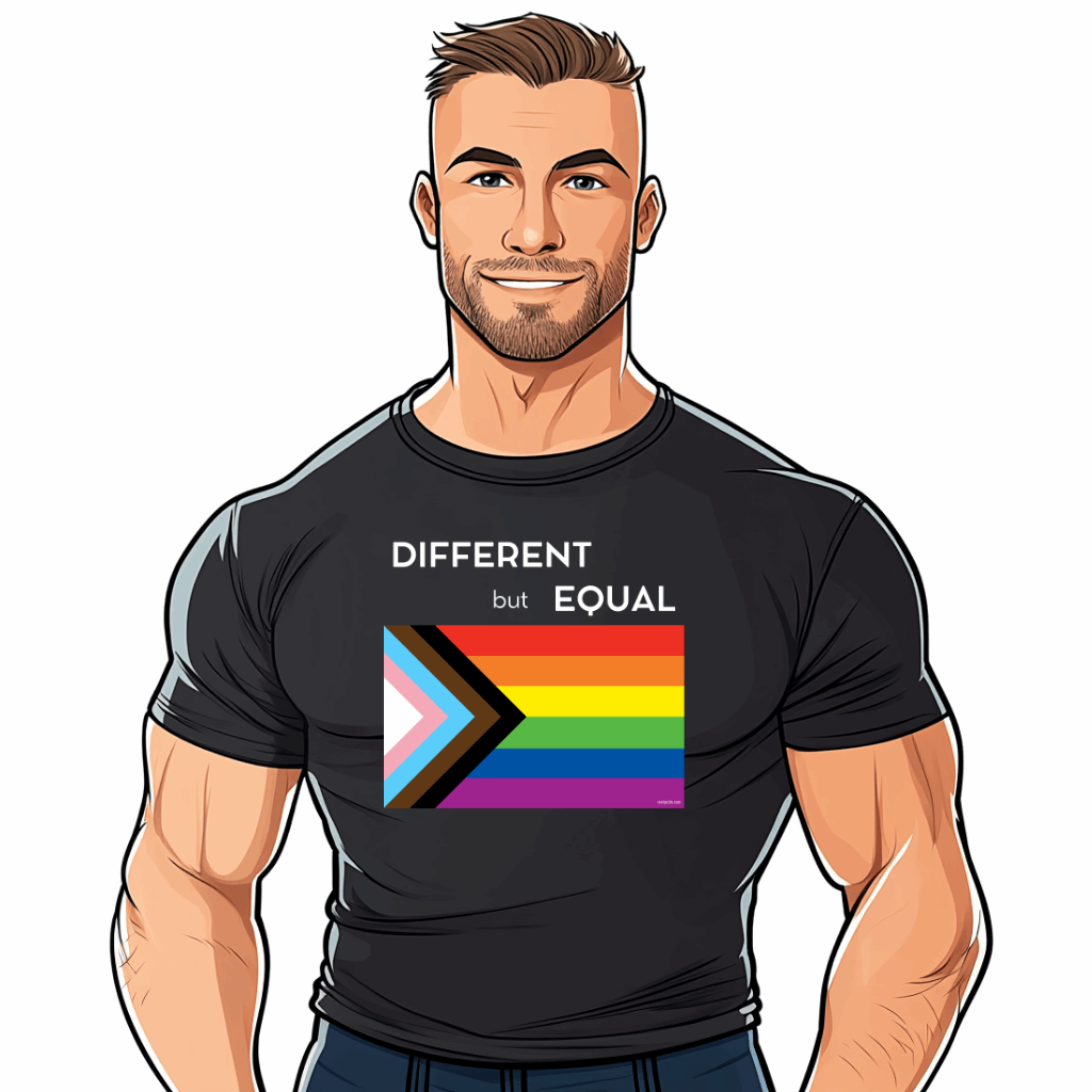 t shirt drapeau rainbow lgbt
