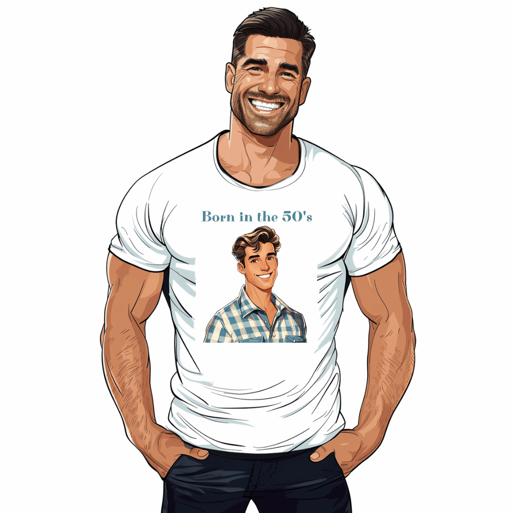 t-shirt gay années 50
