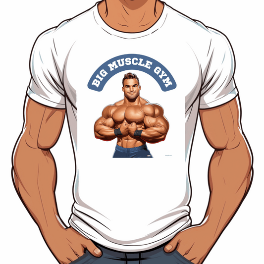 t shirt gay big muscle