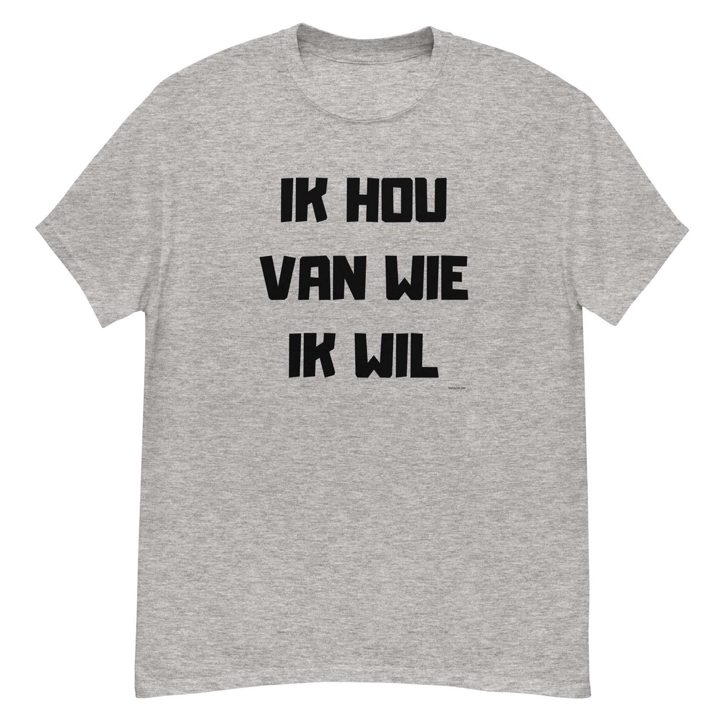 t-shirt gay j aime qui je veux en neerlandais
