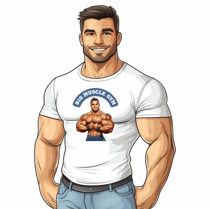 t-shirt gay muscle