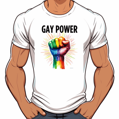 t-shirt gay power