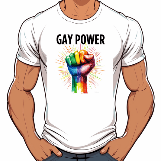 t-shirt gay power