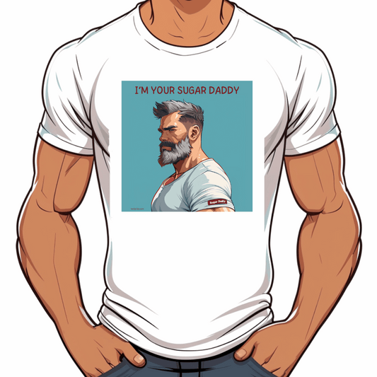 t-shirt gay sexy sugar daddy