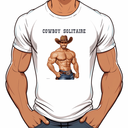 t-shirt lgbt homme cow boy
