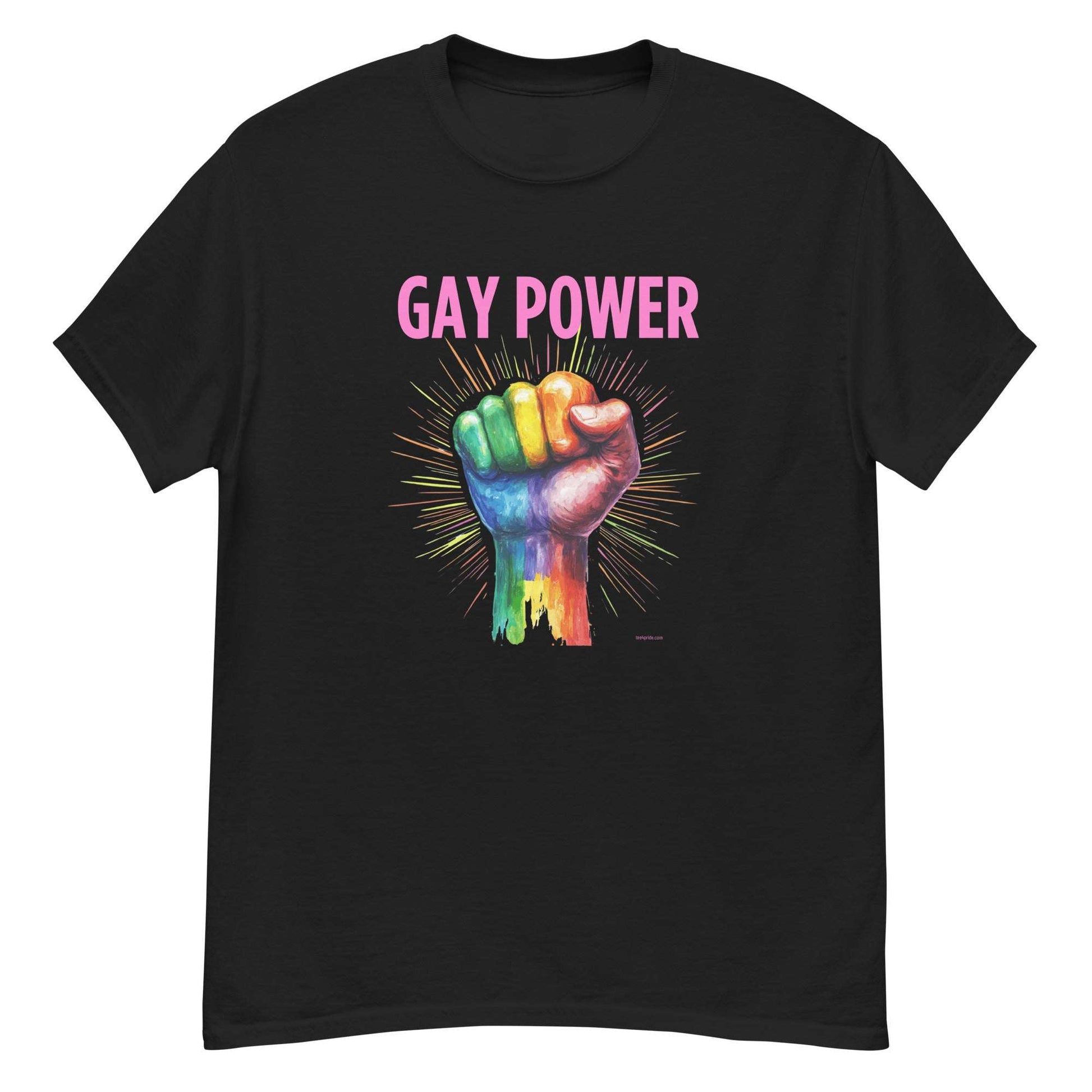 t-shirt lgbt homme gay power