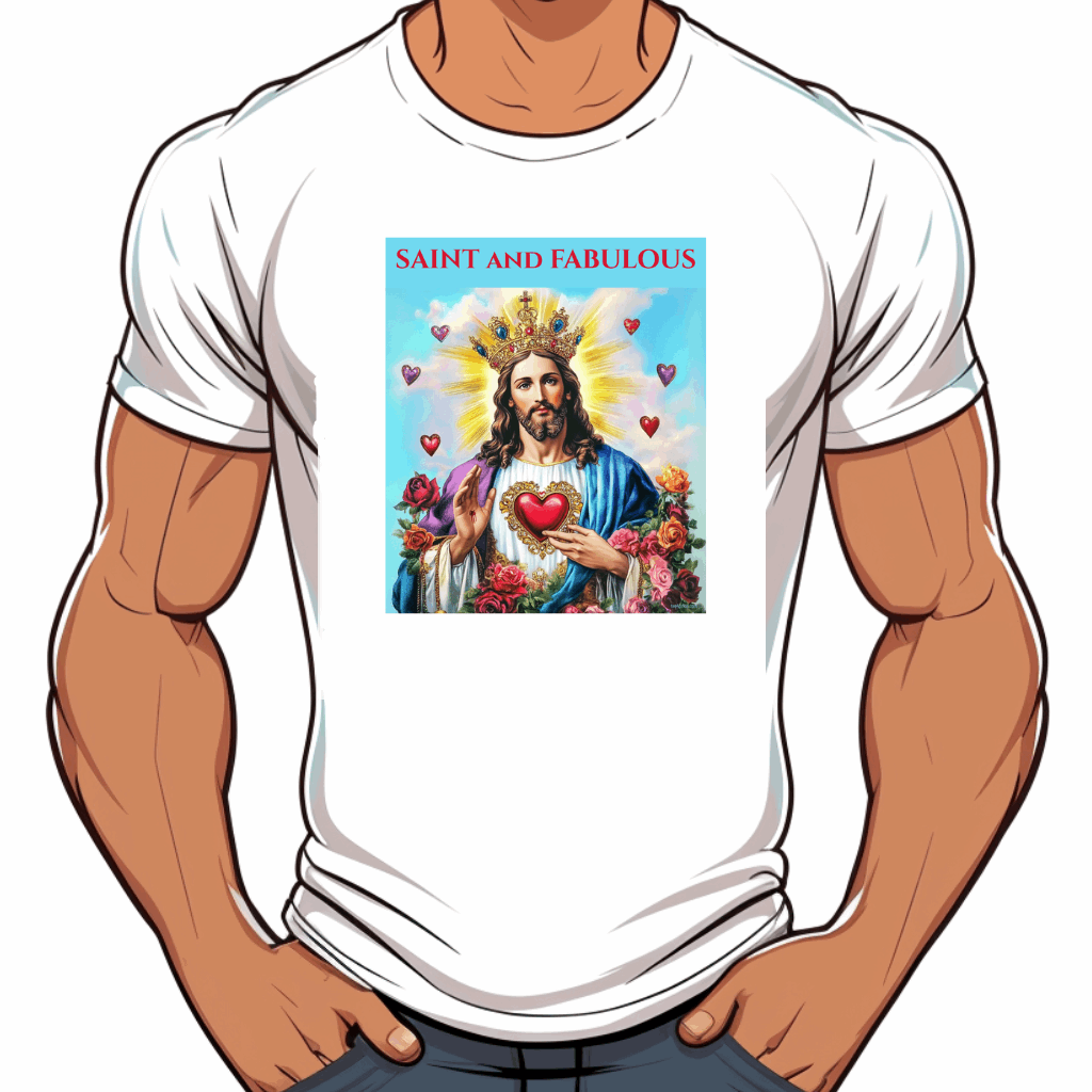 t-shirt lgbt homme jesus