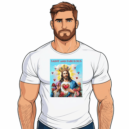 t shirt lgbt homme jesus