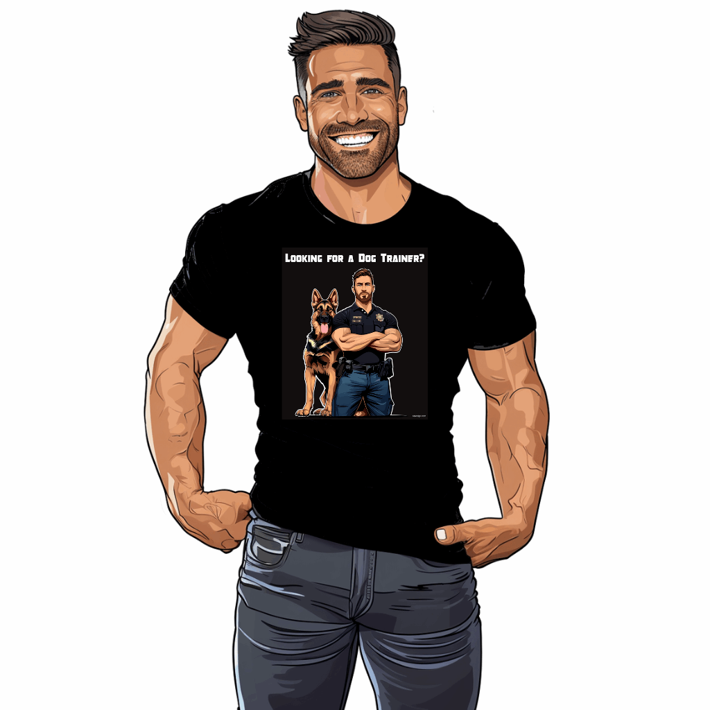 t-shirt lgbt looking for a dog trainer noir