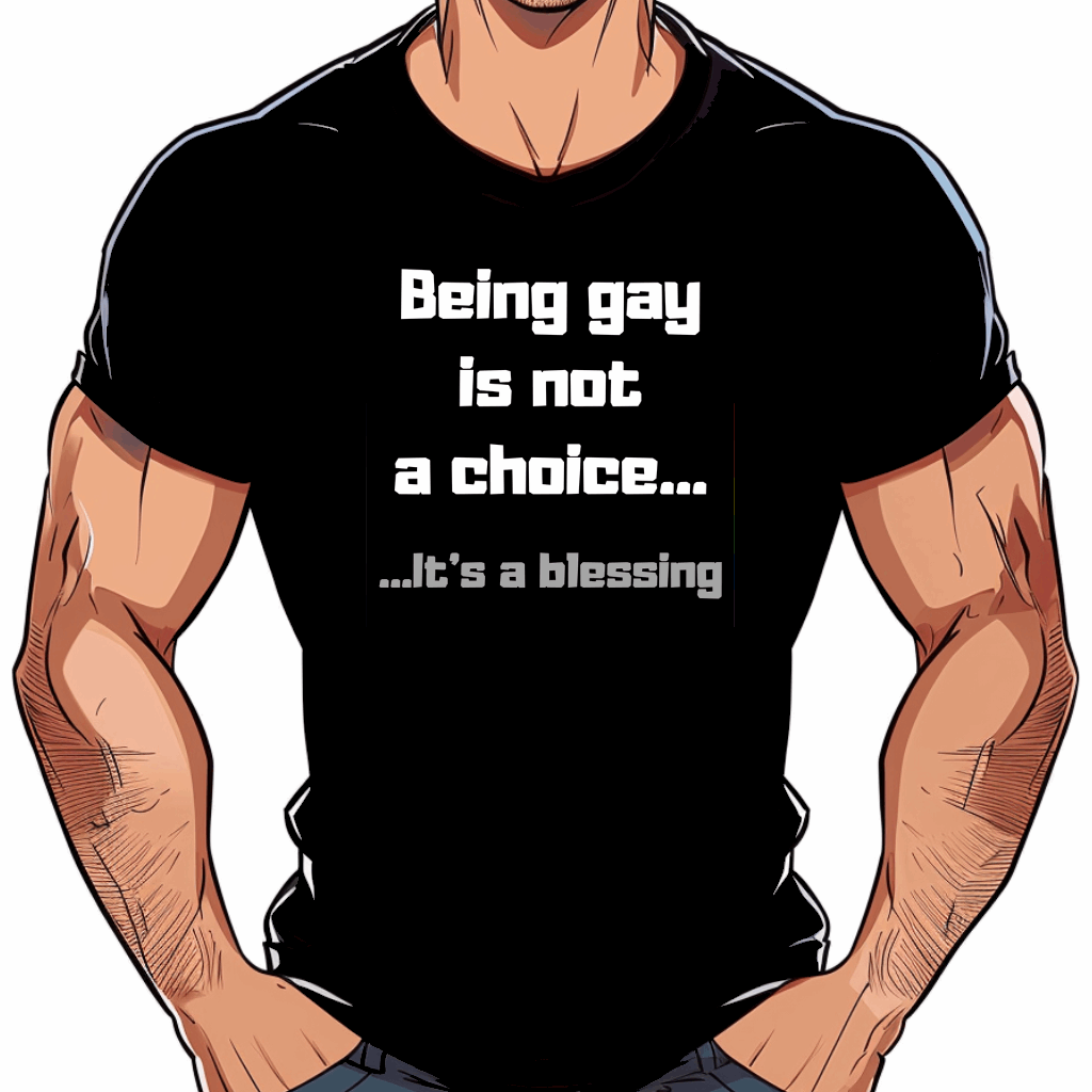 t shirt lgbt sexy chance d'être gay