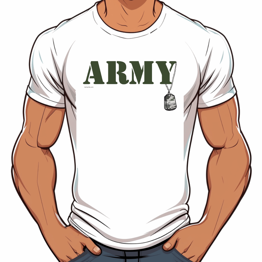t-shirt militaire