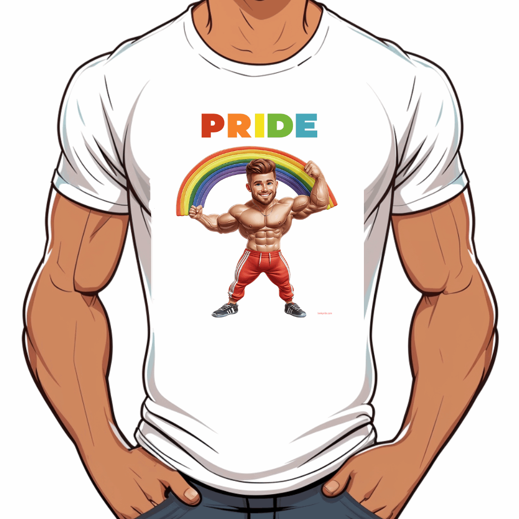 t-shirt rainbow gay