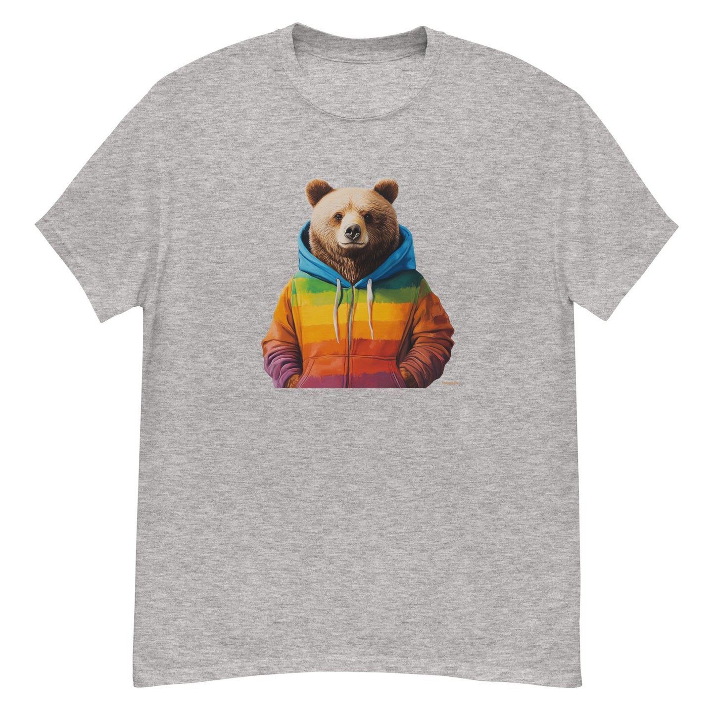 t-shirt bear rainbow
