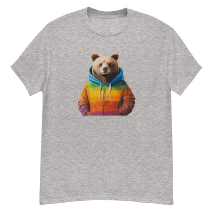 t-shirt bear rainbow