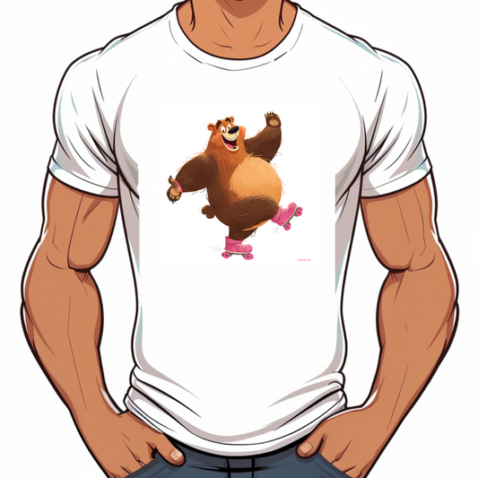 t-shirt bear roller