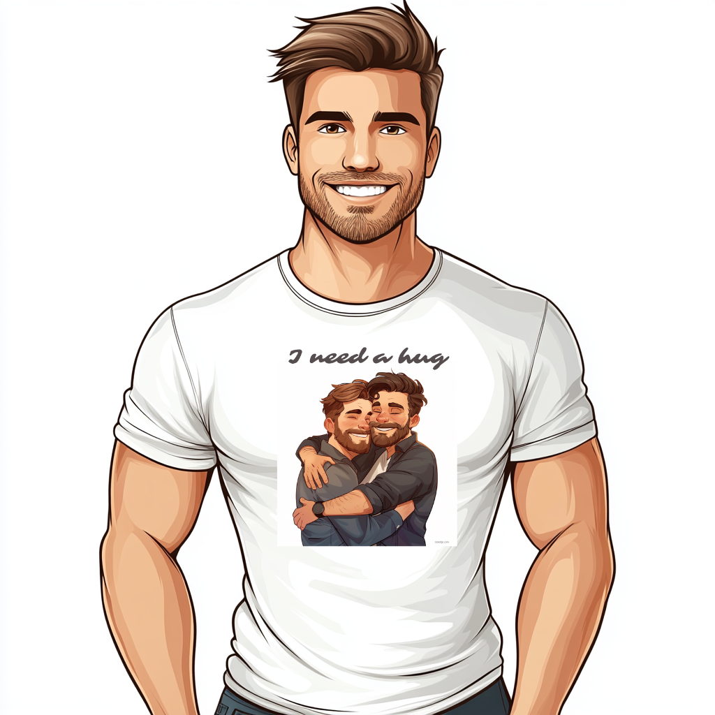 t-shirt calin lgbt