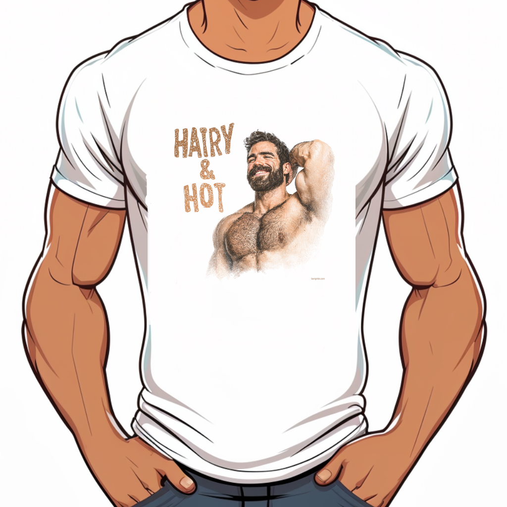 t-shirt daddy poilu