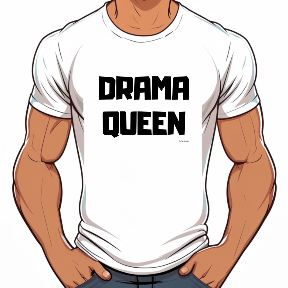 t-shirt drama queen gay