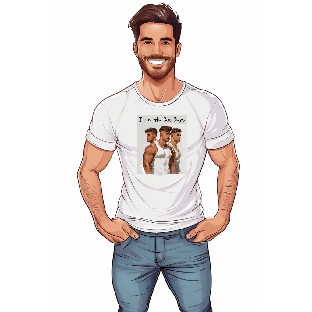 t-shirt gay bad boy sexy