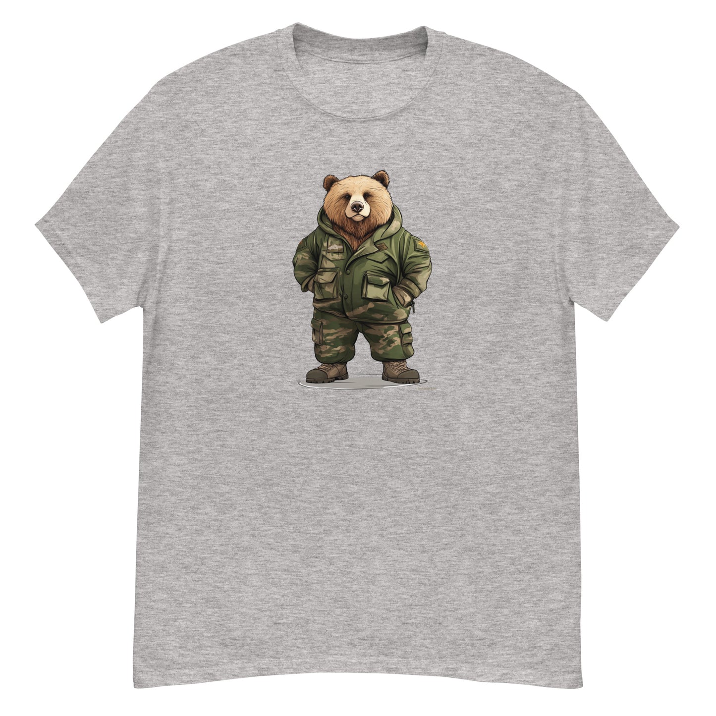 t-shirt gay bear militaire
