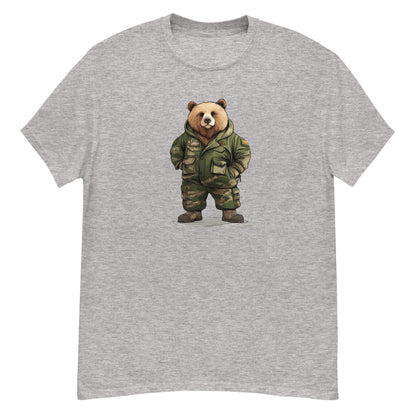 t-shirt gay bear militaire