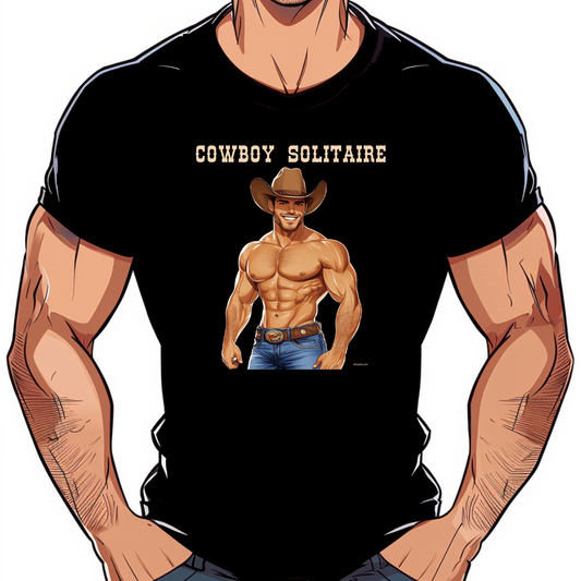 t-shirt gay cow boy gay