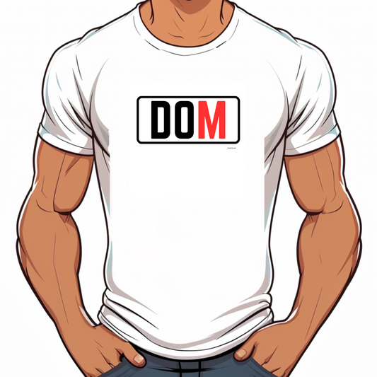 t-shirt gay dominateur