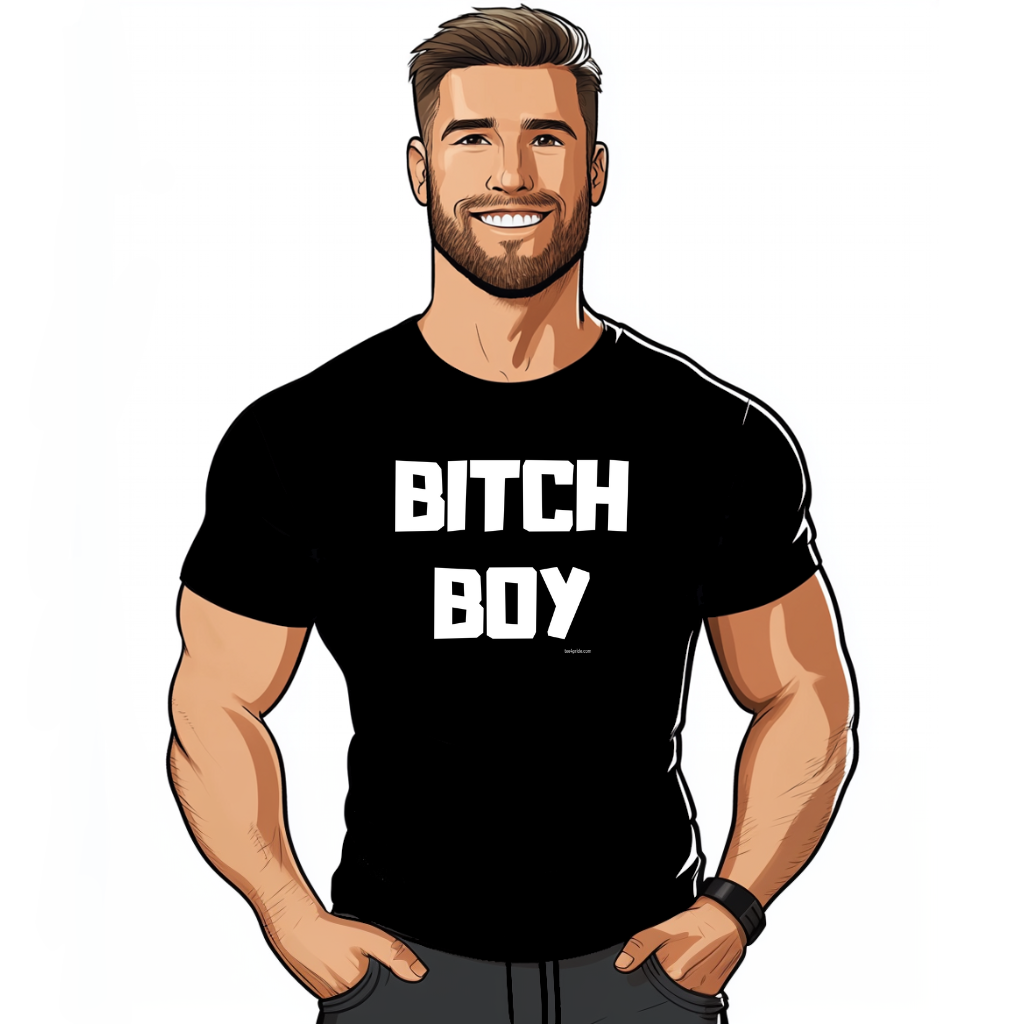 t-shirt gay humour bitch boy