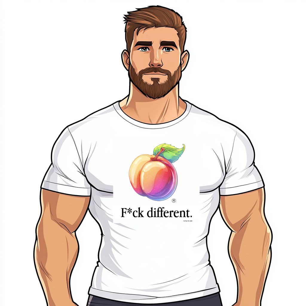 t-shirt gay humour fuck different