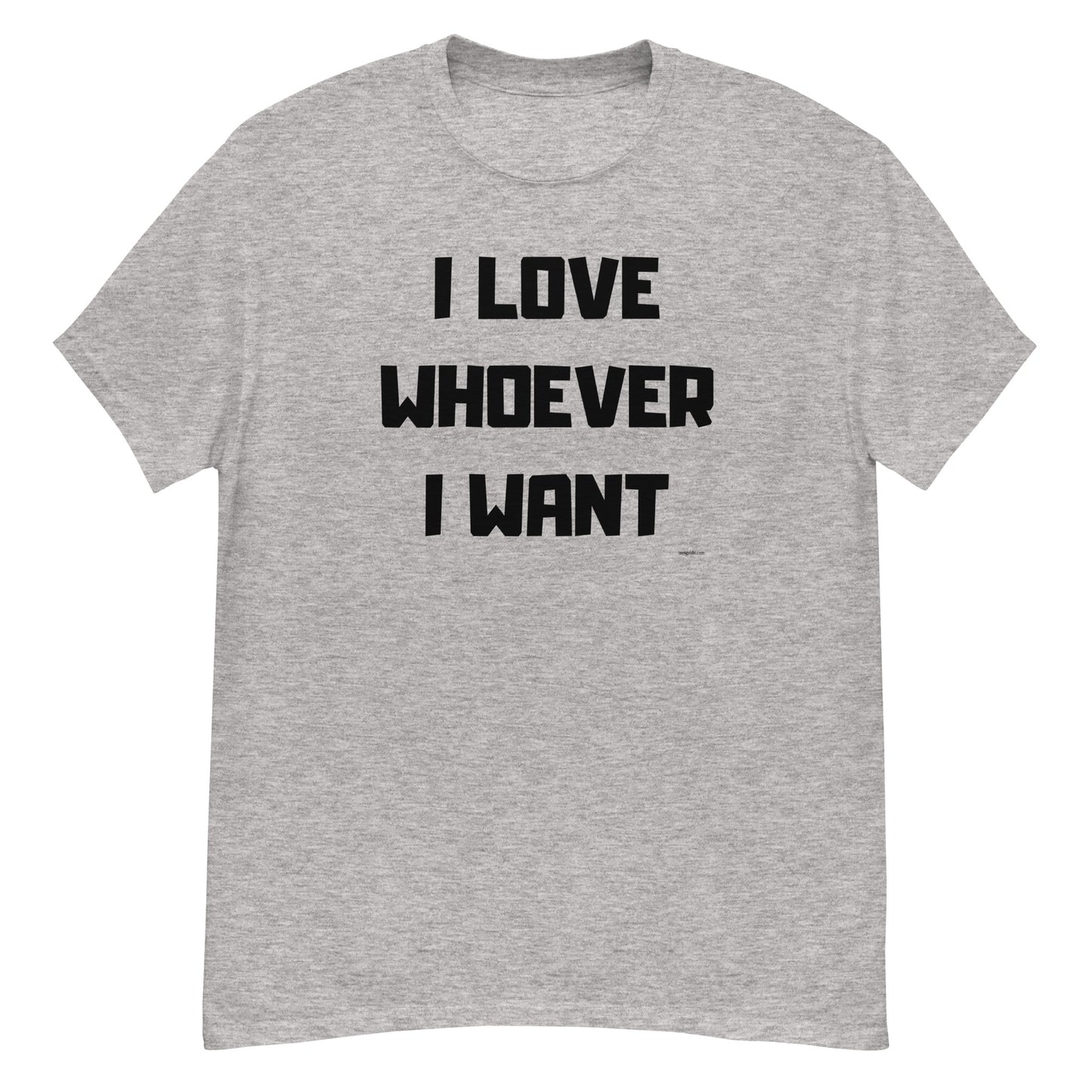 t-shirt gay j aime qui je veux en anglais