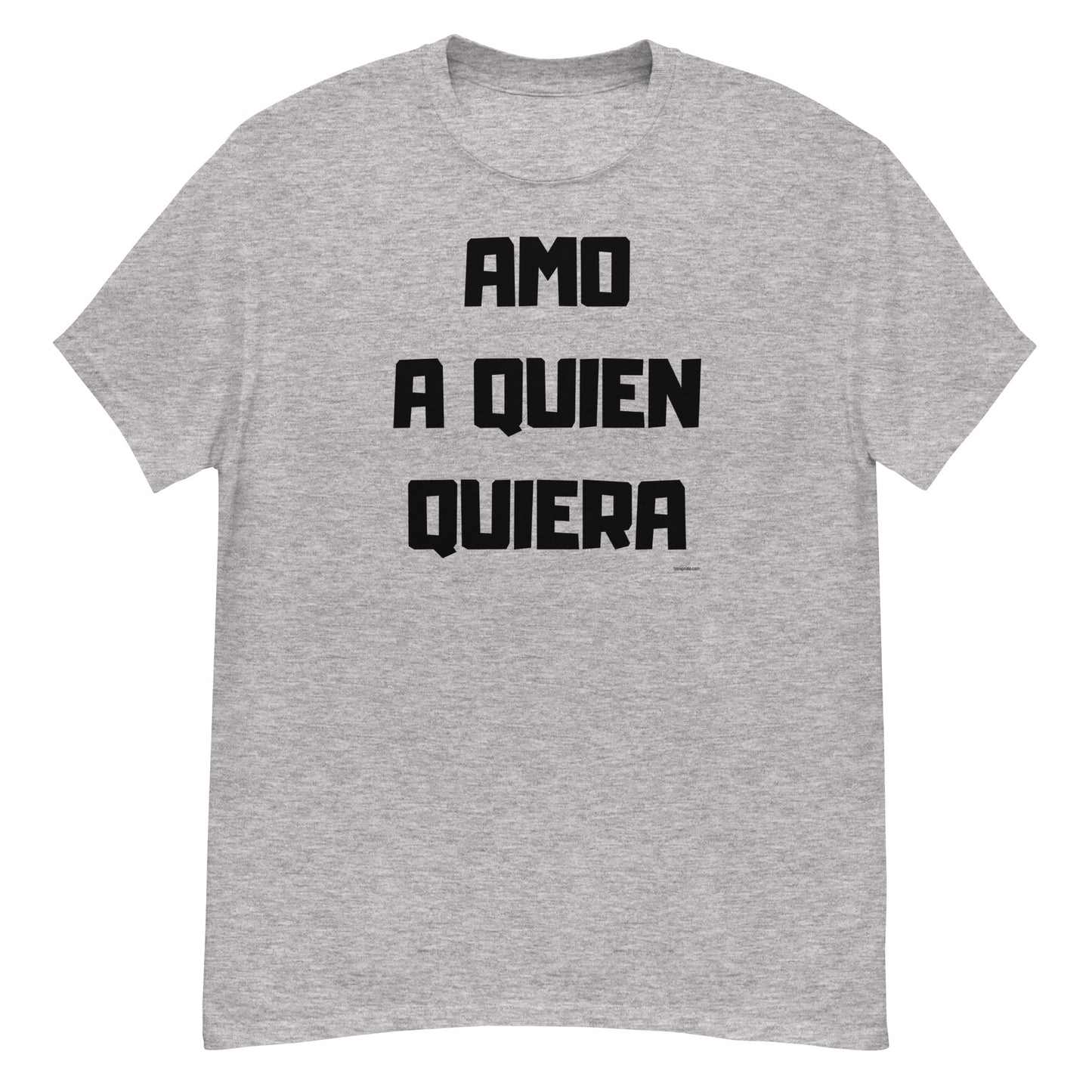 t-shirt gay j aime qui je veux en espagnol